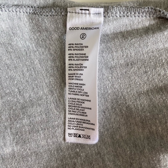 Good American Heather Grey Ribbed Tank - Picture 5 of 5